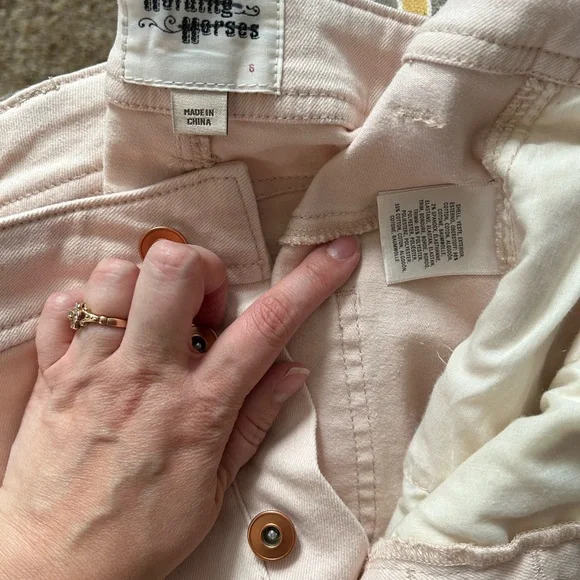 Anthropologie Button-Front Denim Midi Skirt - Picture 4 of 4